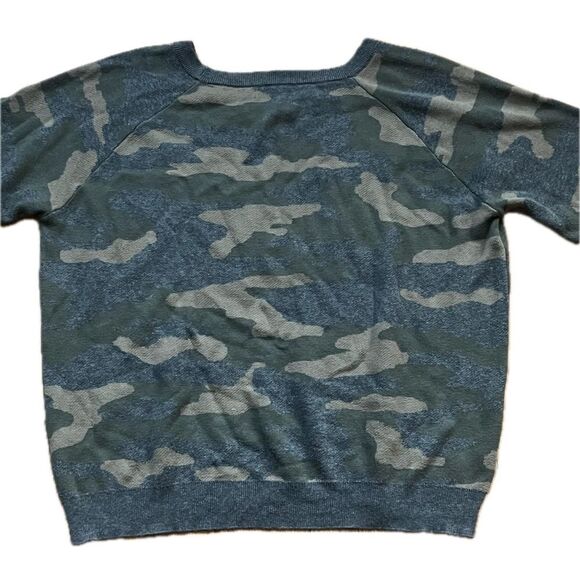 Stitches & Stripes Camo Sweatshirt Green Size XXL - Picture 5 of 10